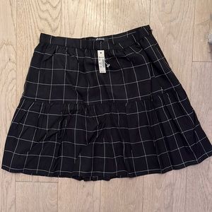 Madewell Plaid Mini Skirt